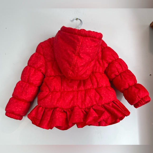Disney Collection Elena of Avalor Red Puffer Jacket Size 2 Girls - Picture 2 of 5